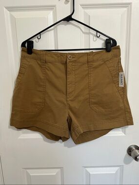 NWT Old Navy Brown Chino Utility Shorts - 3.5” Inseam - Size Large